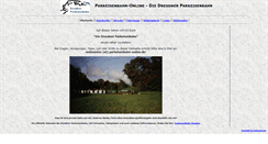 Desktop Screenshot of parkeisenbahn-online.de